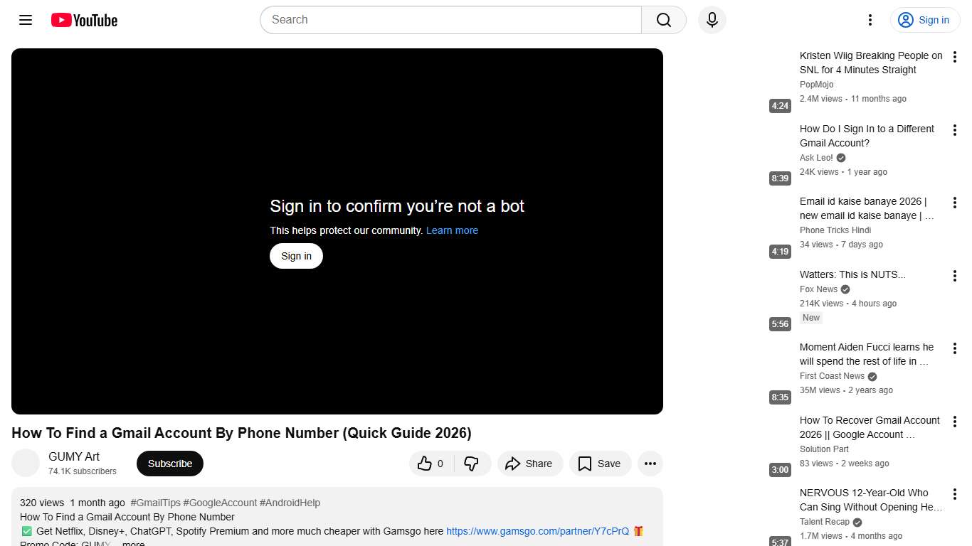 How To Find a Gmail Account By Phone Number (Quick Guide 2026) - YouTube
